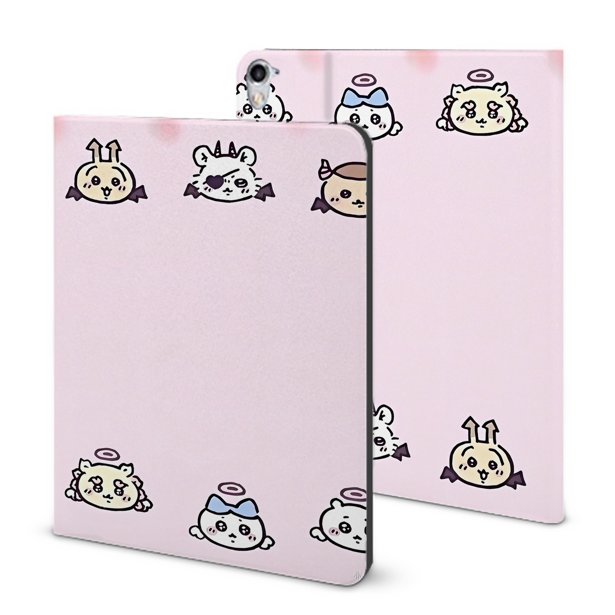 （画像用） ちいかわ Chii-kawa IPad ケース ブック型 PUレザー TPU 耐衝撃 軽量 薄型 ペン収納なし 全面保護 IPad 各モデル対応